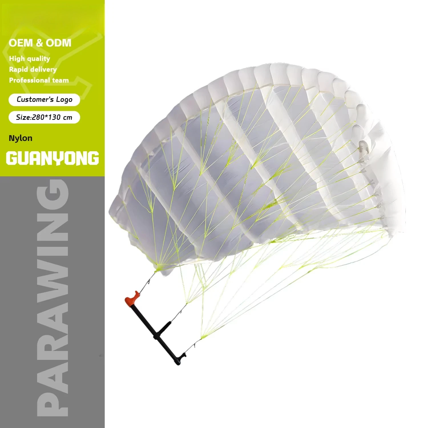 4.5 sqm Parawing parawing kite for kitesurfing, skateboard wing, paragliding, water foil and wingboard surfing inflatable