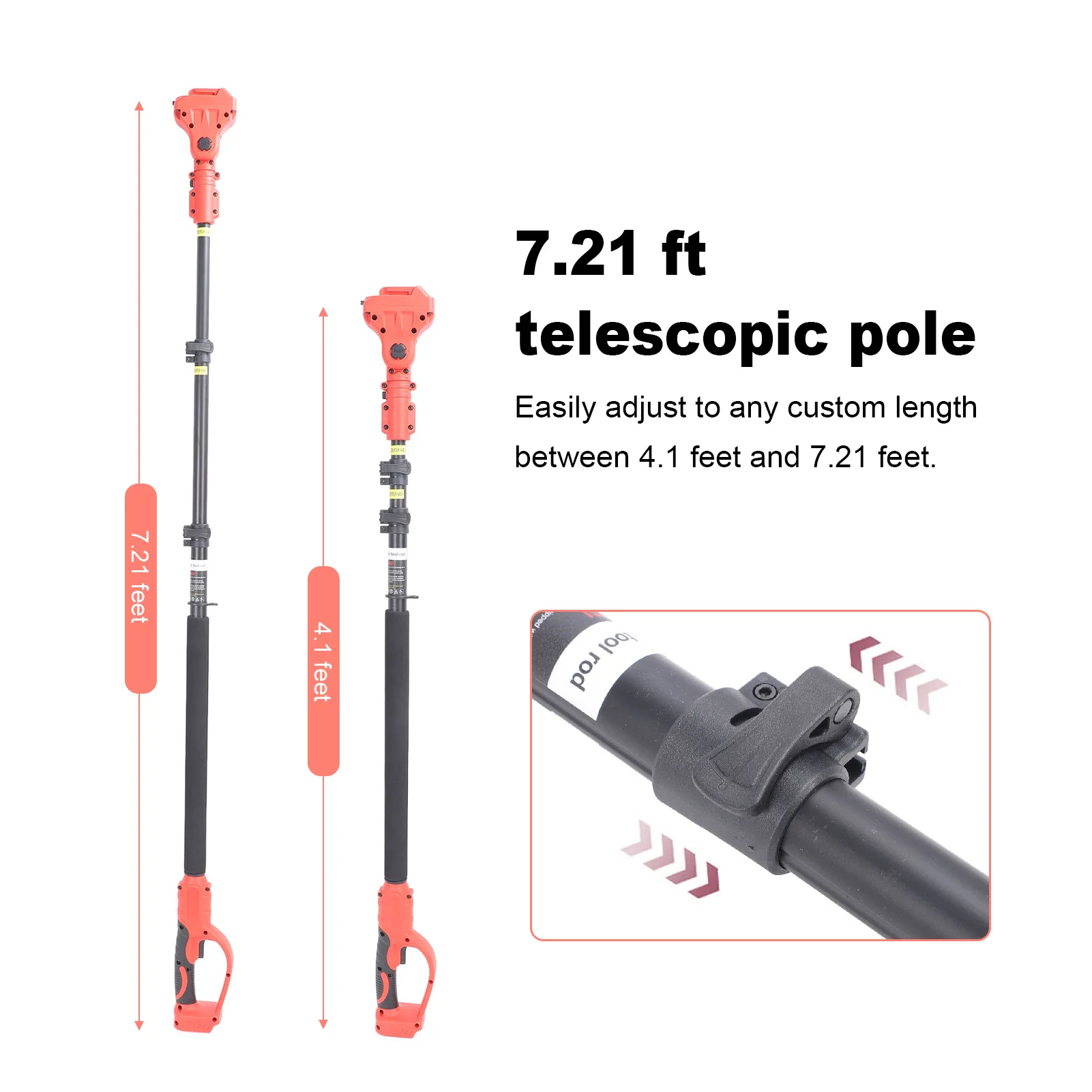 

Pruning Saw Extension Pole 180° Adjustable Head High Branch Pole for BL1830B BL1840B BL1850B BL1860B BL1815 BL1820 BL1825 194309