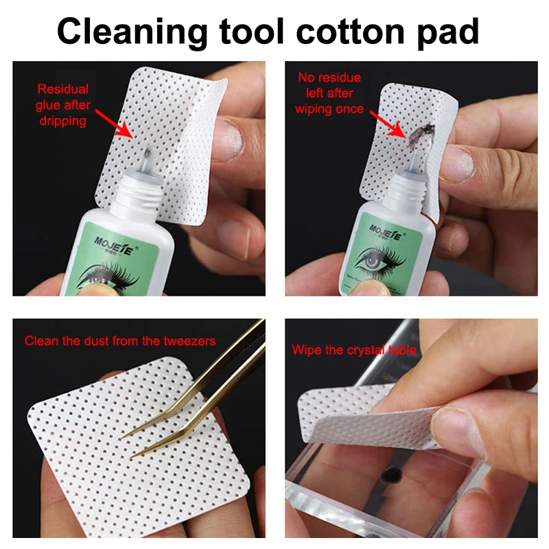 Nagellakdoekjes Lint Paper Witte Kleur Katoen Nail Art Verwijdering Doekjes Voor Nail Clean Tool