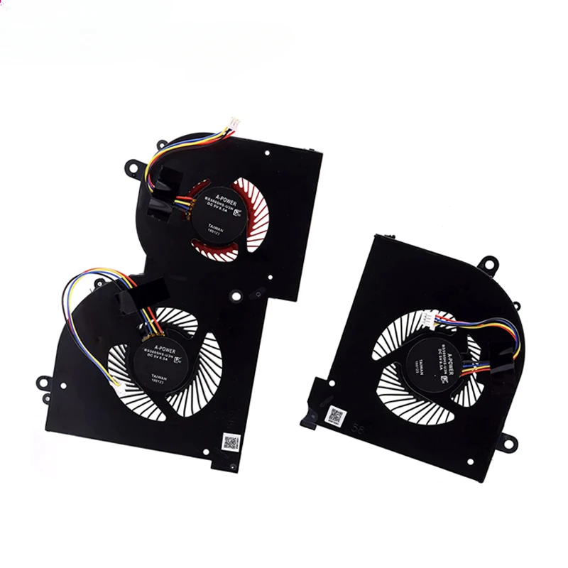 Ventilador Cpu com Gpu Cooler Grupo Substituição para Msi Gs65 Gs65vr Ws65 P65 Ms16q1 Ms-16q2 Ms-16q3 Ms-16q4 Ms-16q5 Novo