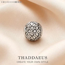 Beads White CZ Fish New 925 Sterling Silver Charms Jewelry Accessories Gift For Women & Men