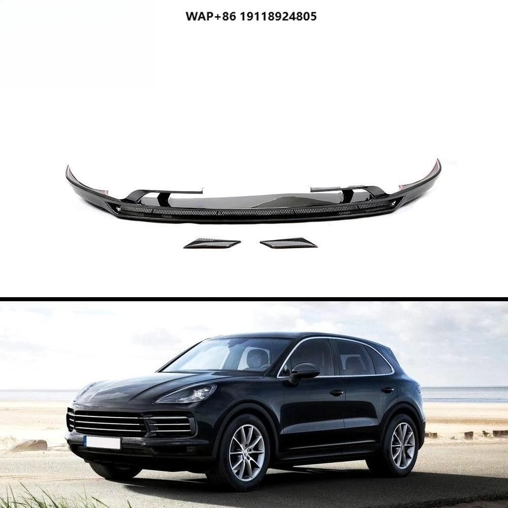 

Carbon Fiber Front Bumper Lip for Cayenne Sport Utility 4-Door 2018-2019