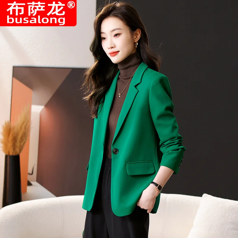 

Новый стильный модный костюм, повседневный женский профессиональный пиджак с длинными рукавами, официальная куртка, рабочая одежда9802