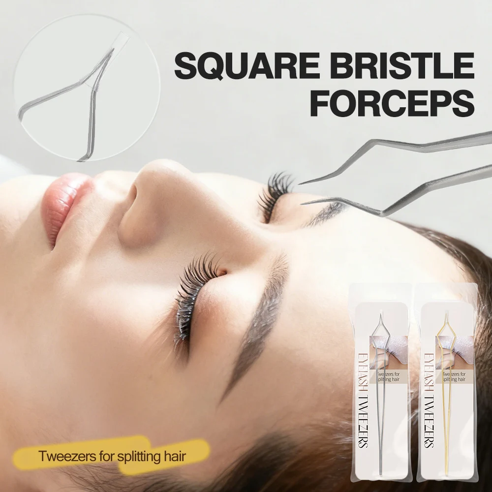 Roestvrijstalen mee-eter-extractortang met gebogen uiteinde, professionele pincet voor het verwijderen van acne en mee-eter, acne-tang met gebogen uiteinde