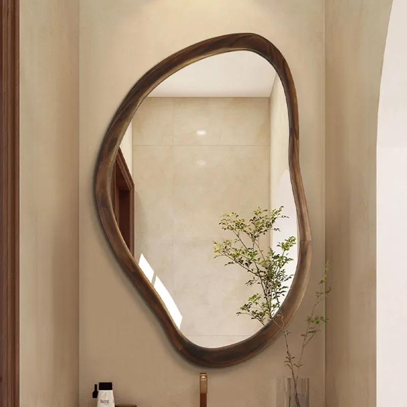 Girls Decorative Mirrors Wall Antique Toilet Full Length Irregular Mirror Aesthetic Espejo De Cuerpo Entero Home Decoration