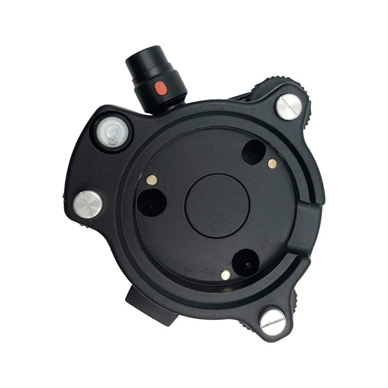 FDJ01L Yellow/Black Tribrach With Laser Adjustable Plummet For Total station Level Adapter Base GPS Mounting Surveying
