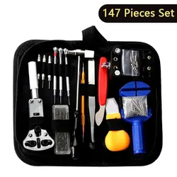 147pcs Watch Repair Kit Watchmaker Back Case Remover Opener Link Pin Spring Bar Case Opener Professional repair Tool set