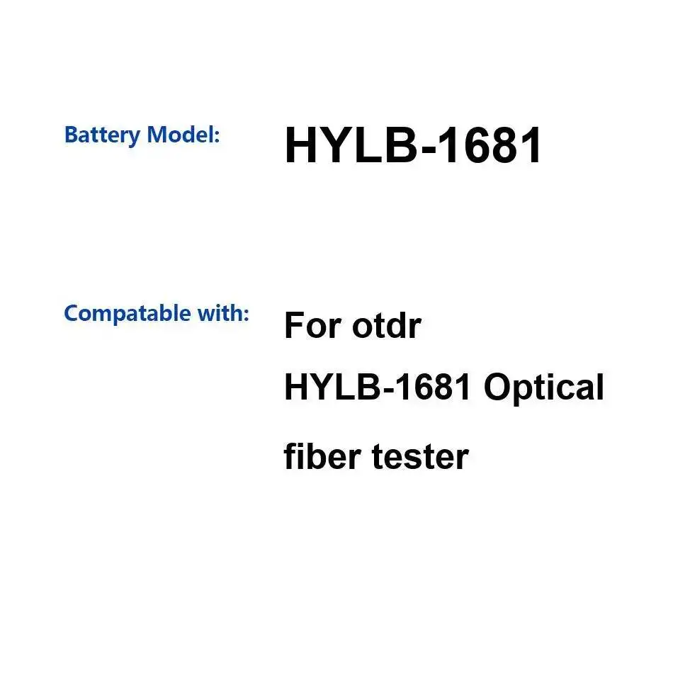 

Легкий аккумулятор 3100 мАч для оптического тестера OTDR Hylb-1681