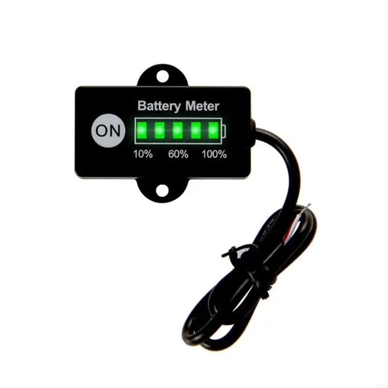 57qf Digital Battery Capacity Display Battemonitori litio universali LCD-Acido