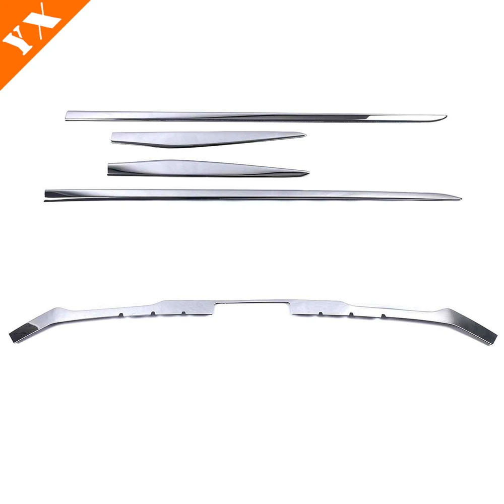 Car Side Body Trim Front Center Grill Bumper Protect Cover Anti Hit/kick Frame Stainless 2022-2024 For Changan CS55 Plus 2 gen