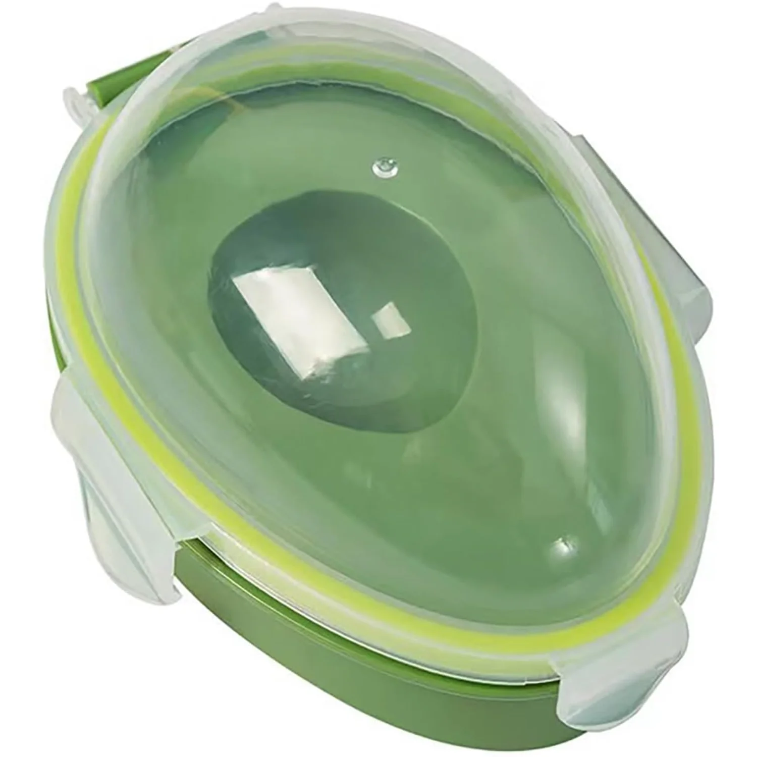 Avocado Saver Holder Food  Box Fruit  Sealed Leak-Proof Avocado  Odor-Free Container Green