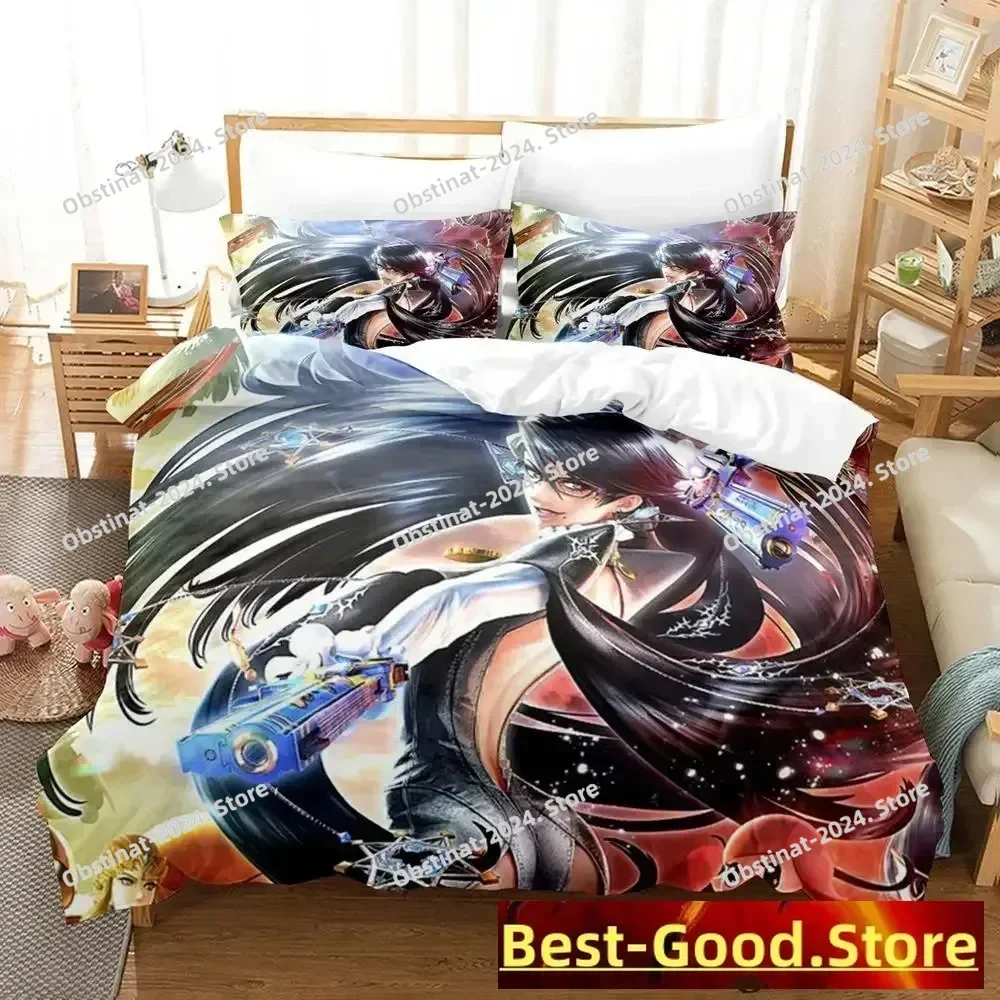 

Bayonetta Bedding Set Single Twin Full Queen King Size Bed Set Adult Kid Bedroom Duvetcover Sets Anime parure de lit Bed