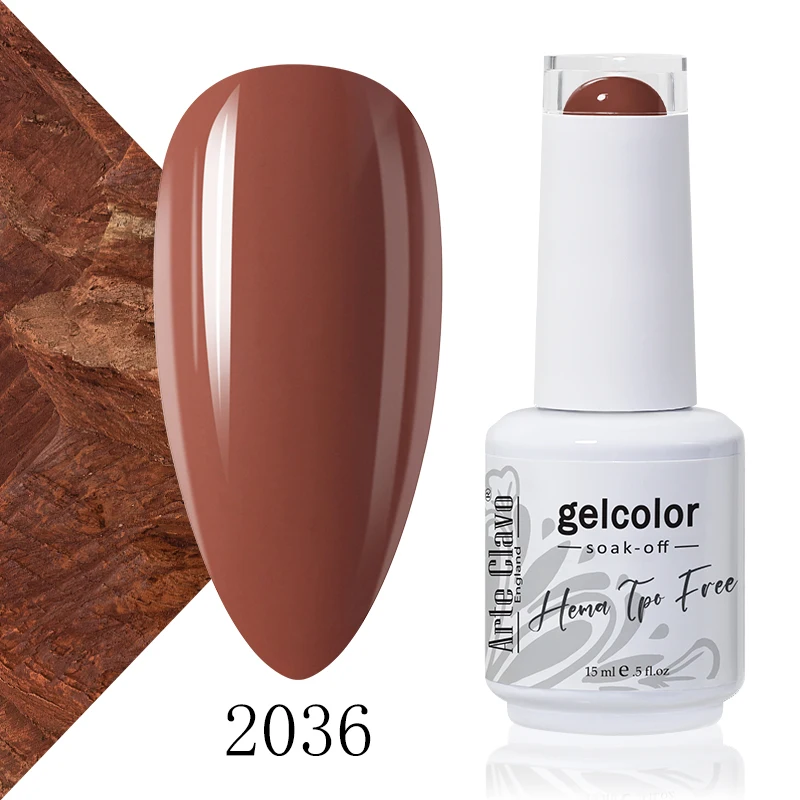 Arte Clavo Rose Red Kleur Serie 15 ml Gel Nagellak Hot Koop Langdurige Losweken Vernis Hybrid Nail Art top Bsae Maincure
