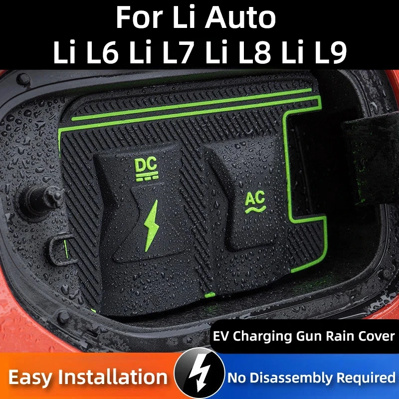 

For Li Auto Li L6 L7 L8 L9 EV Charging Gun Cover Dustproof Waterproof Protective No-Damage Universal for Electric Vehicle