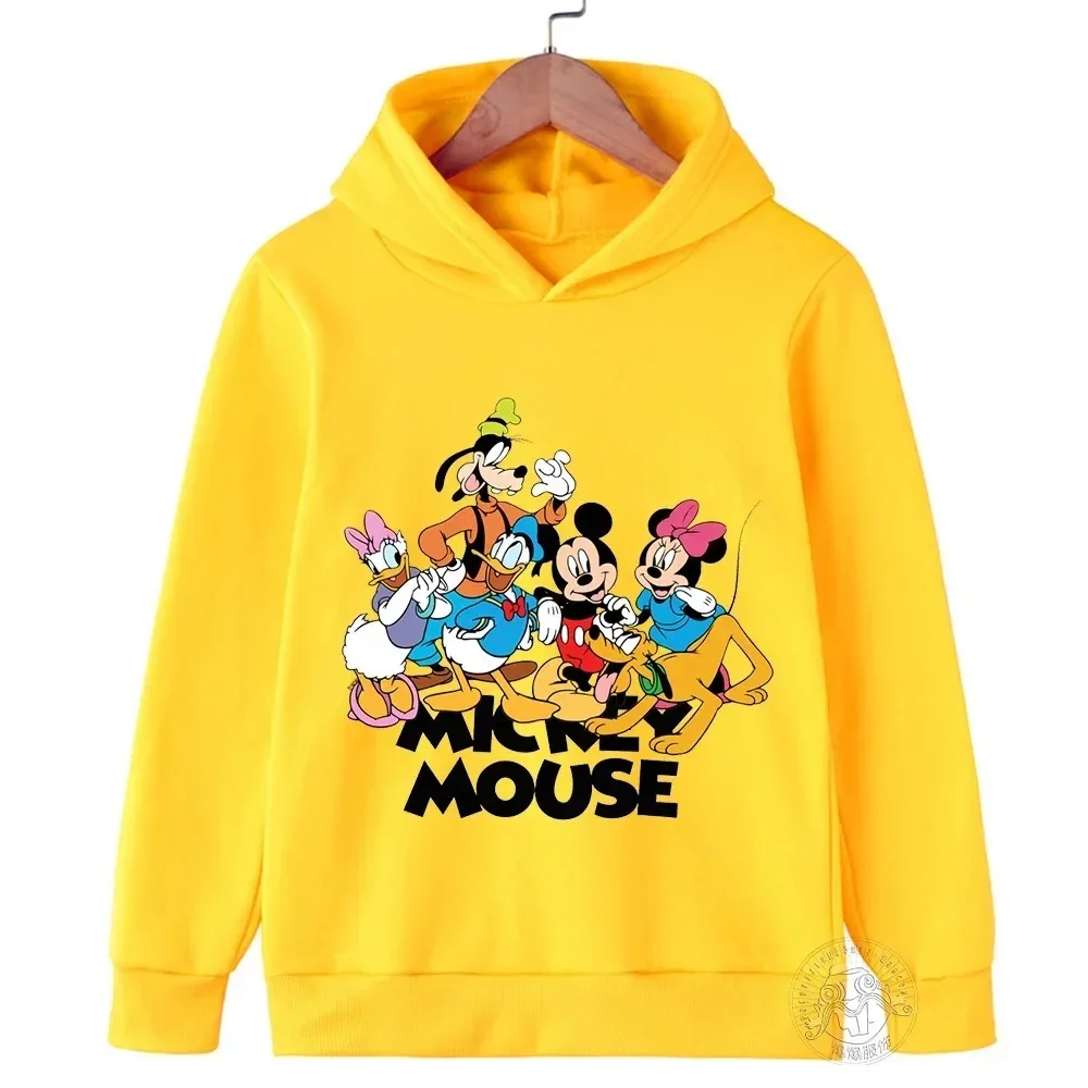 

Children's Hoodie Warmth New Hoodie Loose Long Sleeve Mickey's Wonderful House Sportswear Suitable for Children's Hoodies