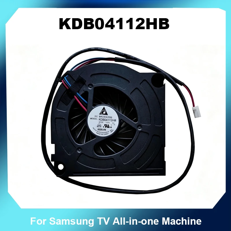 KDB04112HB 3Pin Silent Turbo Cooling Fan Replacement DC12V 0.07A For Samsung TV All-in-one Machine Cooler