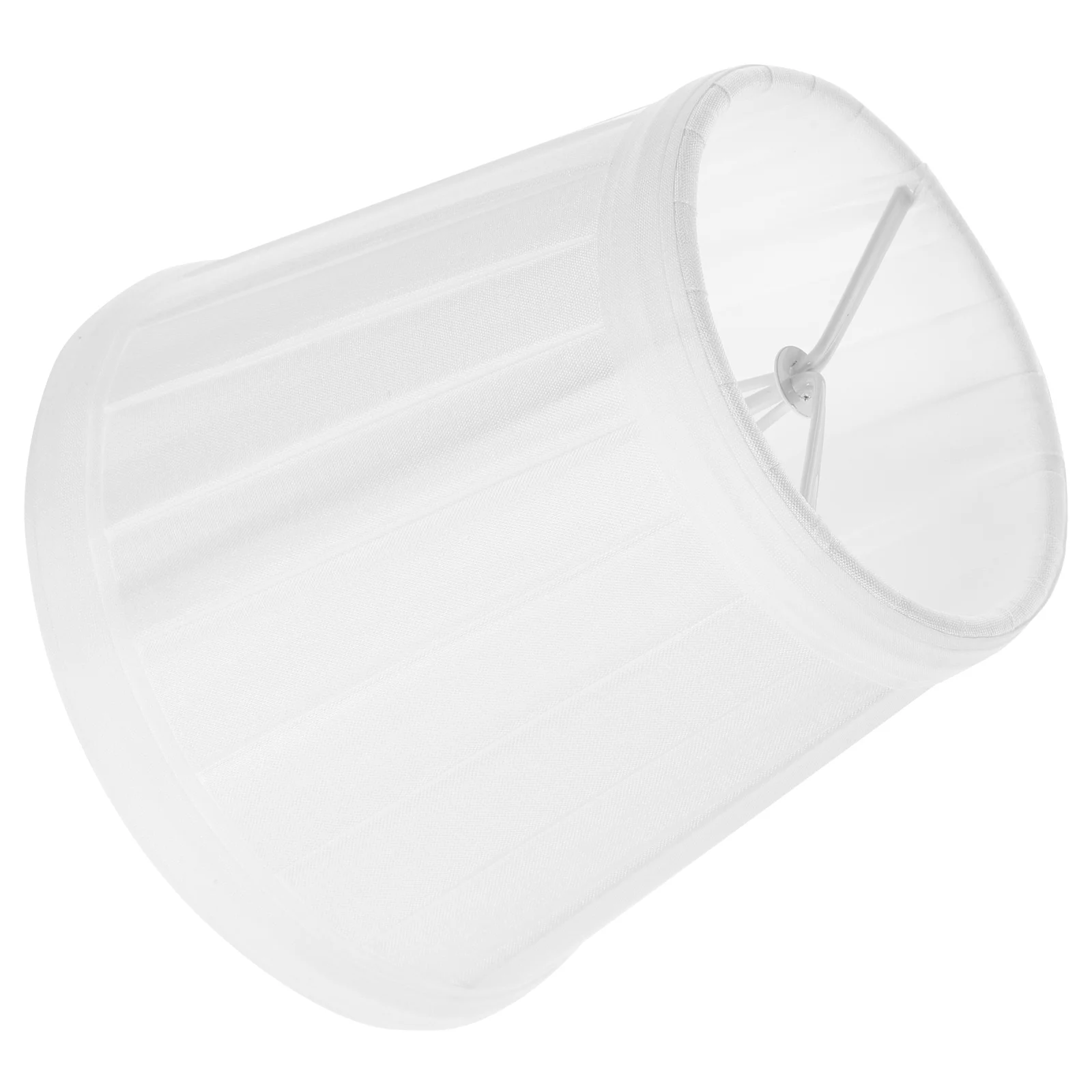 

【】Fabric Lamp Shade Iron Frame Wear-Resistant Simple Style Easy Install Decorative Light Cover For Table Floor Wall Lamps