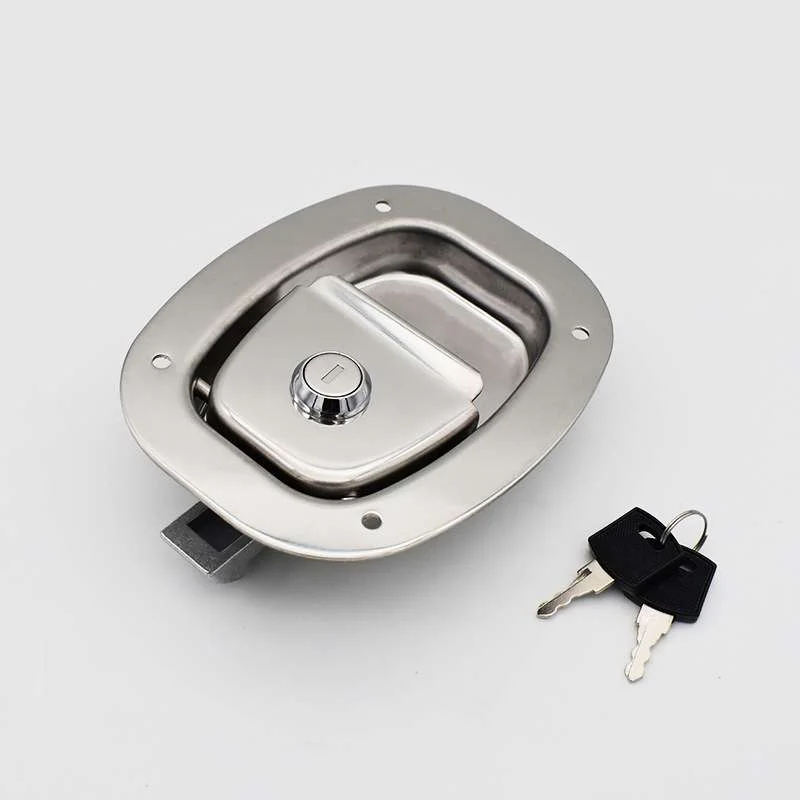 

MS866-29 Stainless Steel Special Vehicle Toolbox Press Type Double Door Mesan Generator Door Lock Panel Lock RV Trailer Caravan