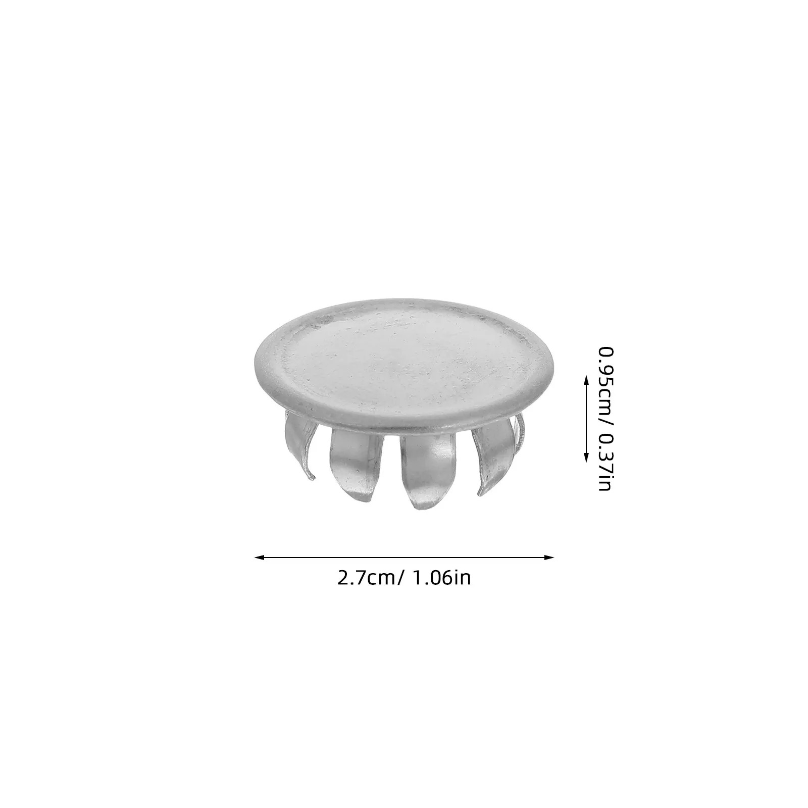 10 Pcs Electrical Box Hole Plug Round Panel Knockout Plugs Hardware Accessory Removable Cap Seal Metal