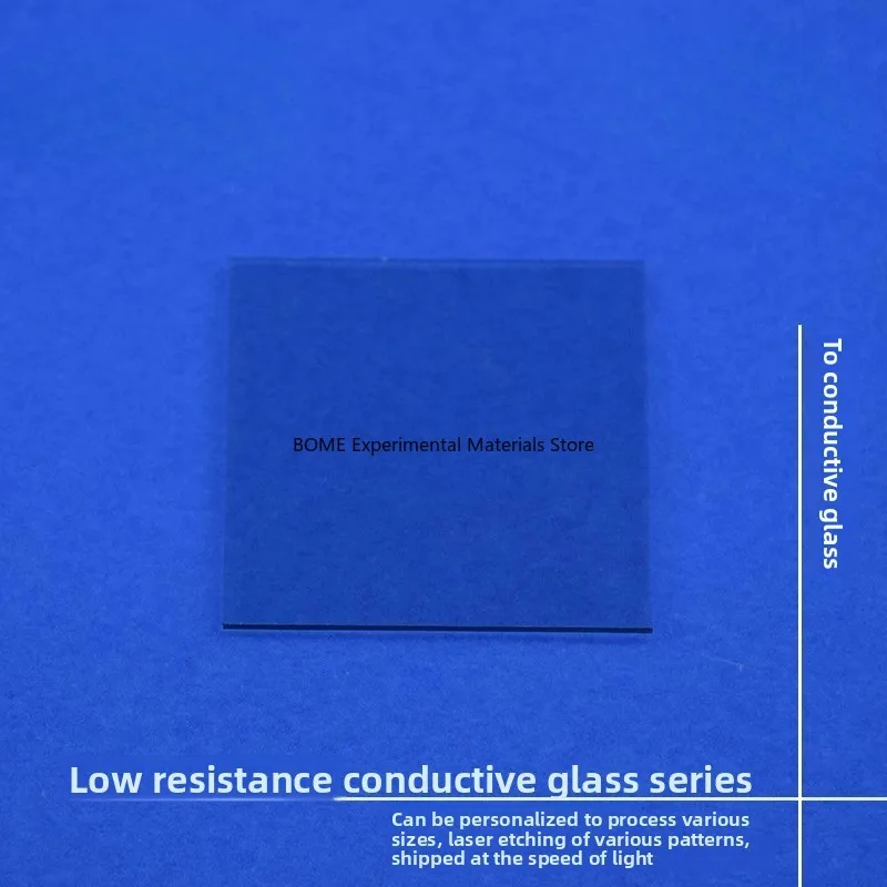 

ITO Conductive Glass Sheet Sheet Resistance 7 Ohm 1001001.1mm 12 Pieces Per Box