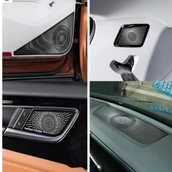 For VW Volkswagen Atlas Teramont 2021 2022 door Door Loudspeaker sound Pad Trim Rear Trunk horn cover Interior Speaker Cover