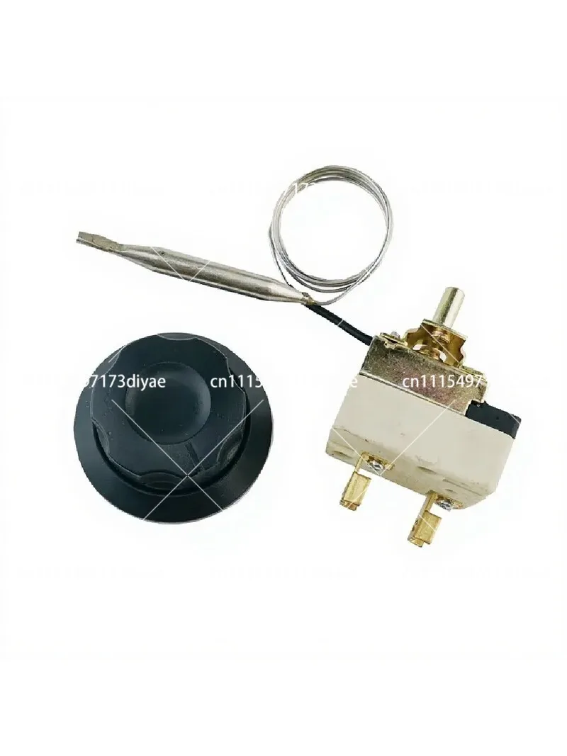 Electric Oven Fryer Knob Thermostat, 30-110°C 50-300°C Temperature Control Switch, Noodle Soup Pot Part 220V 25A