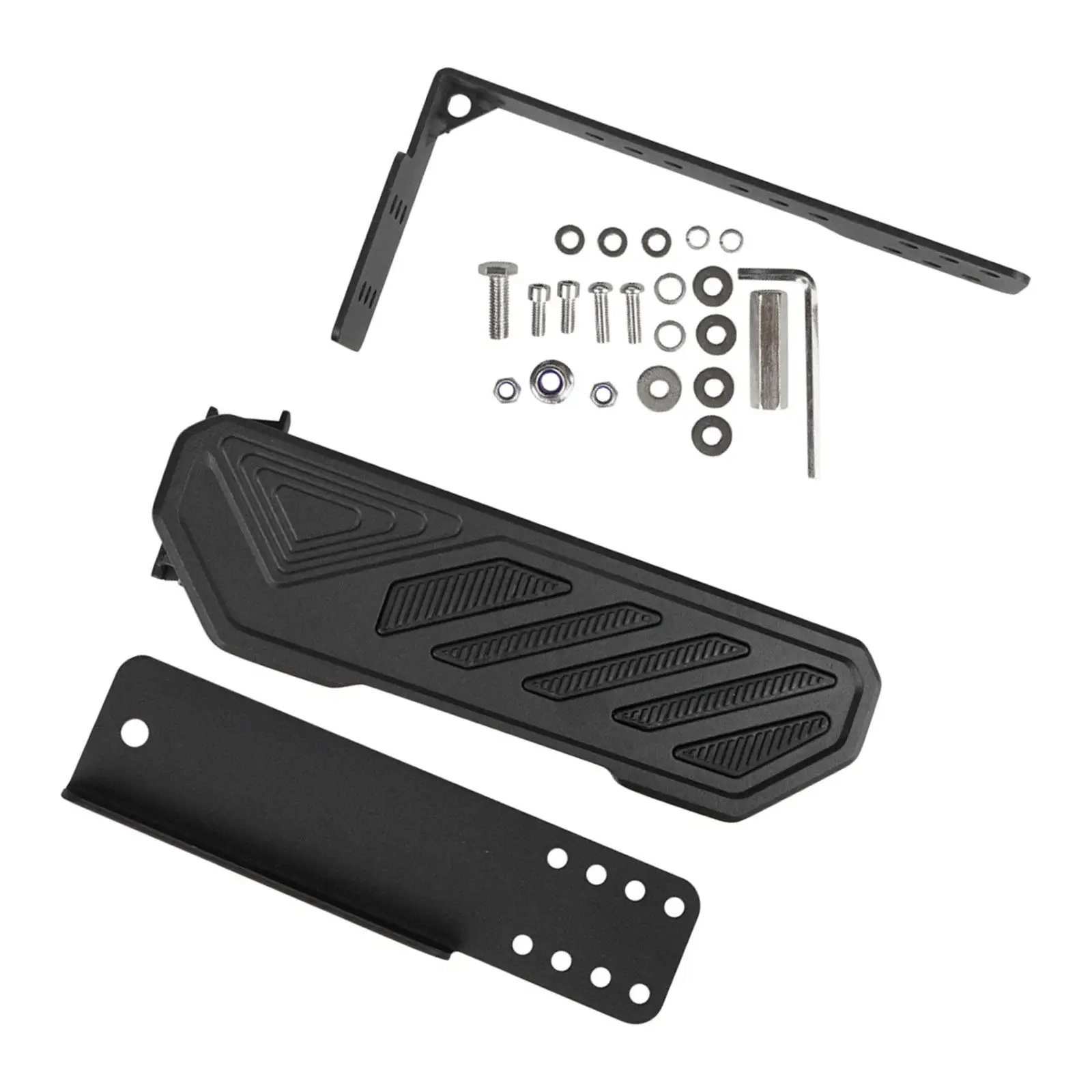 Dead Pedal Left Side Foot Rest Kick Panel for Jeep Wrangler JK Jku JL Jlu 4XE and Gladiator Jt Easy to Install Repair Part