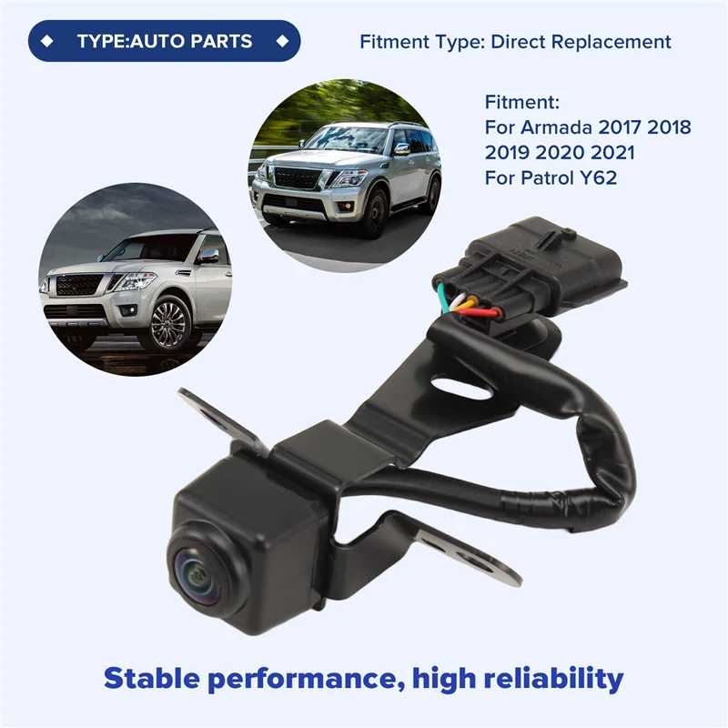ชุดกล้องมองหน้า 284F13ZD0A 284F1-3ZD0A สำหรับรถยนต์นิสสัน อาร์มาดา ปี 2017-2021 แพโทรล Y62- ระบบช่วยจอดรถ ใหม่