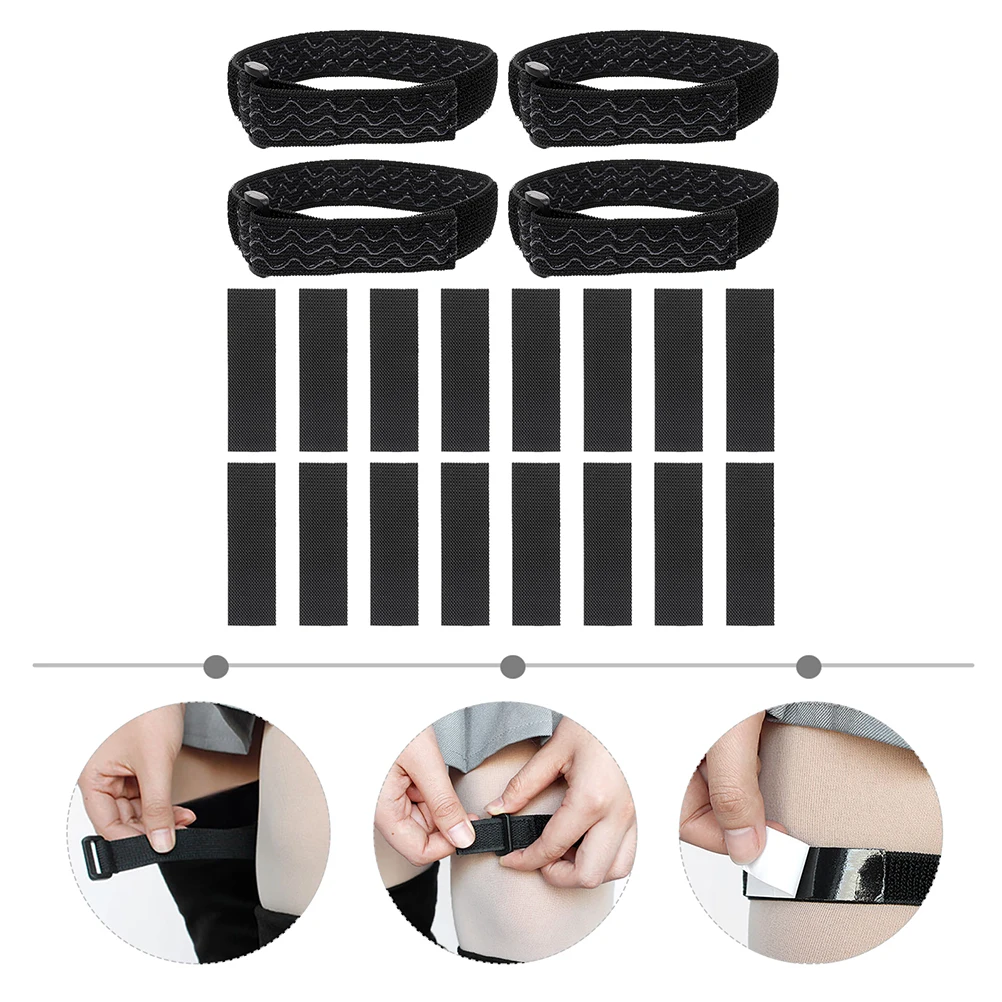 

2 Sets Anti Drop Straps Women Boots Elastic Fixing Over Knee Cords High Quality Boot Bras Adjustable Non Slip Long Camping