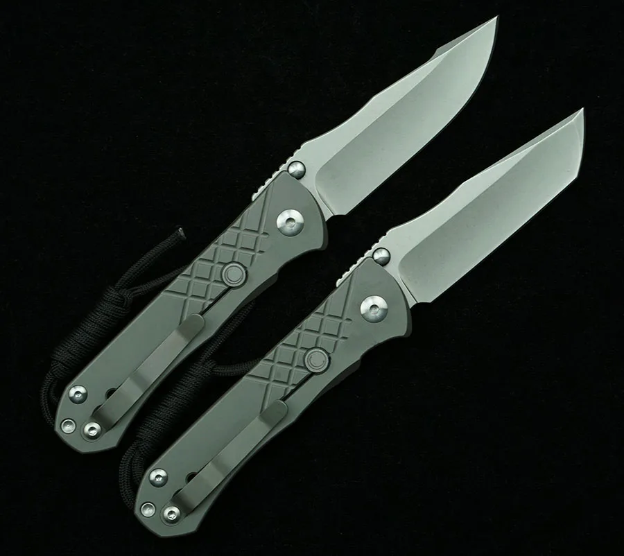 LEMIFSHE Umnumzaan Titanium Handle S35VN Blade Folding Knife Chris Reeve Outdoor Camping Kitchen Survival EDC Tool