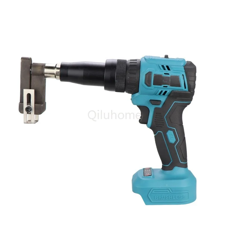 Smart lithium battery punching gun Aluminum door and window corner connector Punching gun Aluminum furniture lock 18 plates