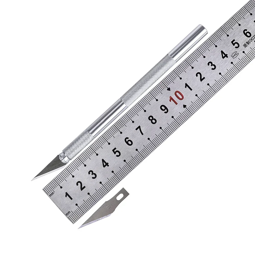 Metal Carving Knife Precision Cutting Tool for Fondant Art Cake Clay Sculpture Pottery Modeling Polymer Craft Paper Cut