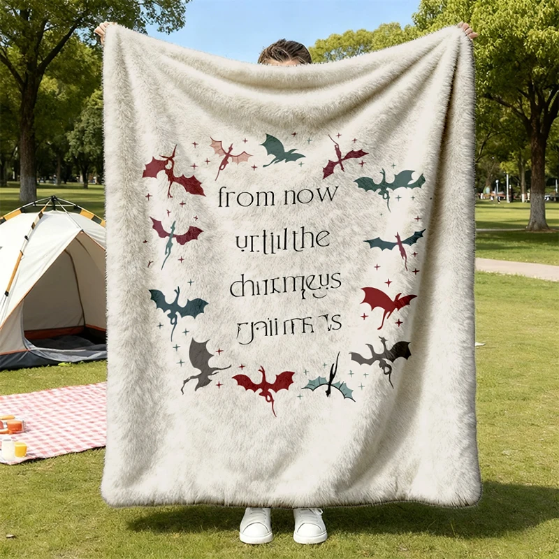 Darkness Claims Us Witchling Cozy Blanket, Dark Fantasy Warm Blanket, Colors Bookish Gift