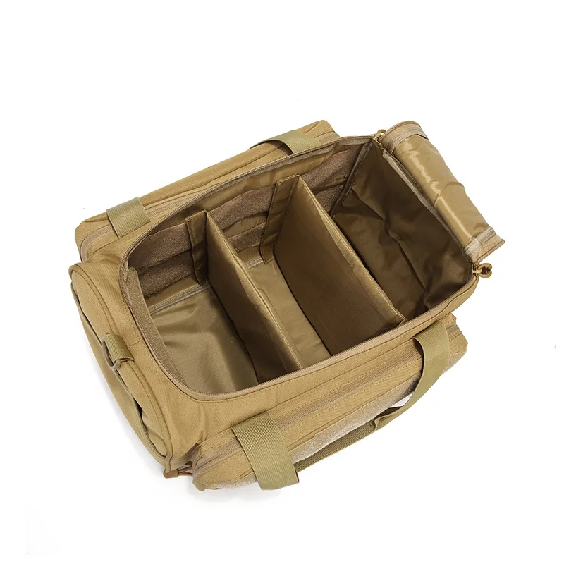 Imagem -03 - Bolsa de Treinamento Tático Kits de Primeiros Socorros Molle Sistema Caça Acessório 600d à Prova Impermeável Água Arma Tiro Gama Bolsa Caqui Ferramenta