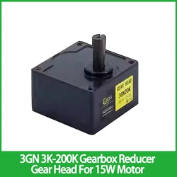 3GN 3K-200K Gearbox Reducer Gear Head For 15W Motor AC Asynchronous Speed Regulating Gear Reducer