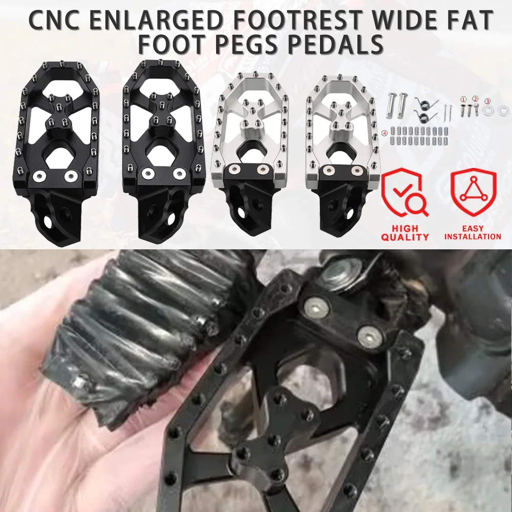 

Новые мотоциклы для Suzuki DR650 DR650/SE DR650 SE 1996-2023 2022 2021, увеличенные широкие подножки, подножки, подставки для педалей