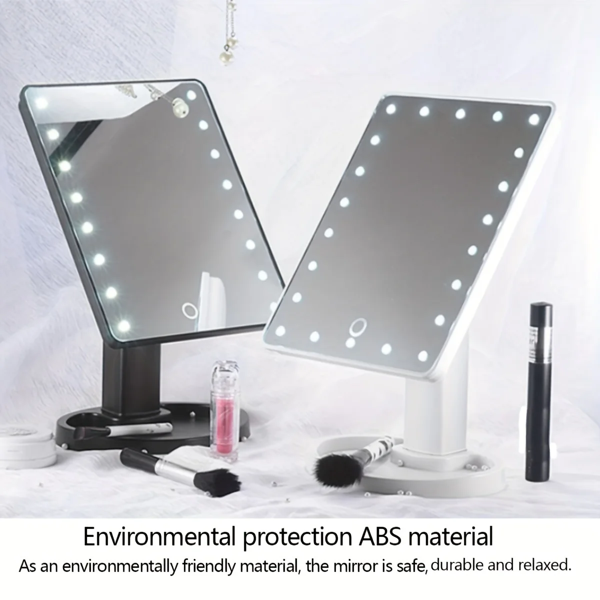 

LED light touch cosmetic mirror-professional double-sided cosmetic mirror to help you make up perfectly.
