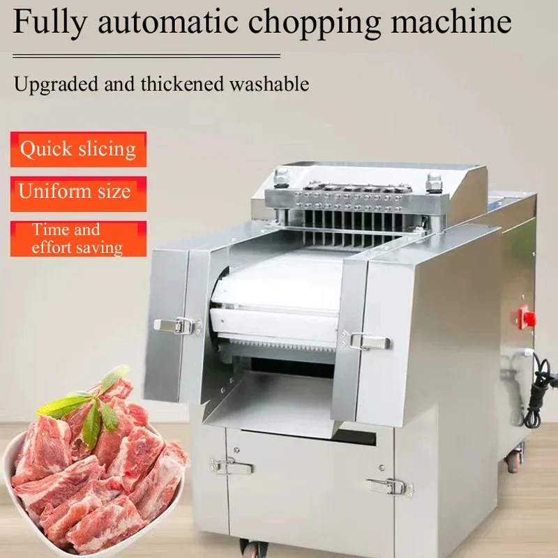 التجارية المجمدة بطة لحم البقر لحم الخنزير مكعب القاطع كبير آلة قطع النرد اللحوم مكعب المقامر الكهربائية العظام الدجاج تكاين صانع