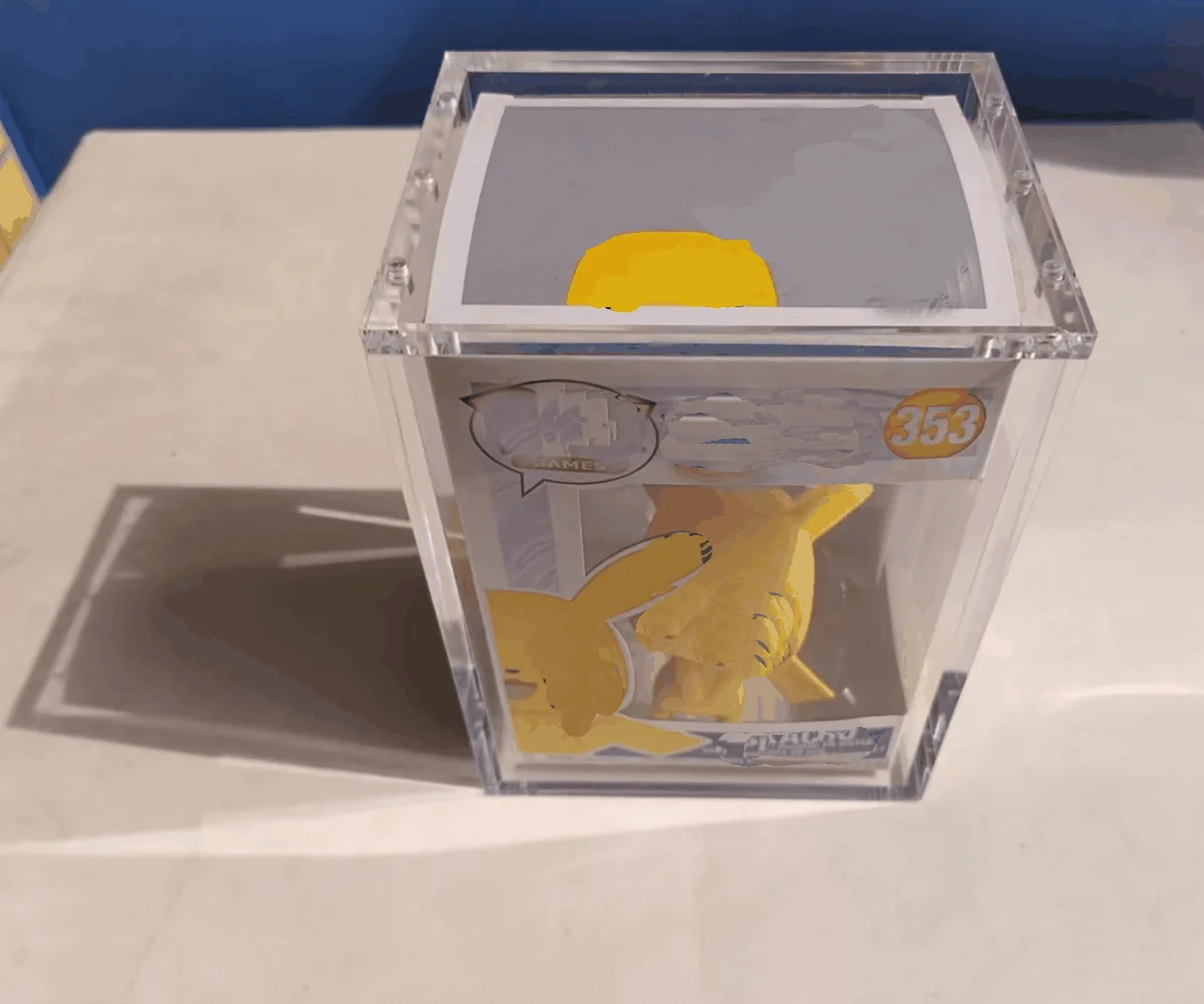 [K]¡Caja de acrílico Funko POP! Protector de coleccionista de vitrina resistente a los rayos UV con tapa magnética súper fuerte