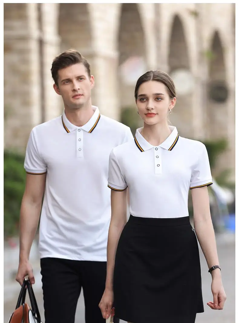 2024 New Summer Fashion Brand Polo Shirts for Men Casual Solid Color Slim Fit Mens Polos New Men Clothing Lapel Breathable Top