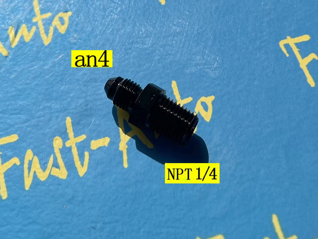 

male npt1/4 1/4npt npt 1/4 to 4an an4 an 4 male adaptor adapter Fitting
