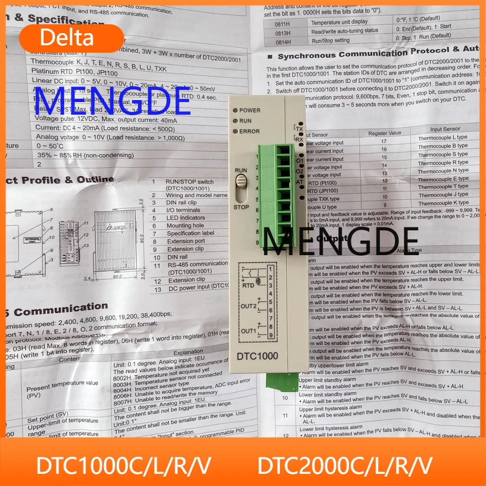 

Контроллер температуры Delta DTC1000L DTC1000C DTC1000R DTC1000V DTC2000C DTC2000R DTC2000V DTC2000L термостат новый оригинальный