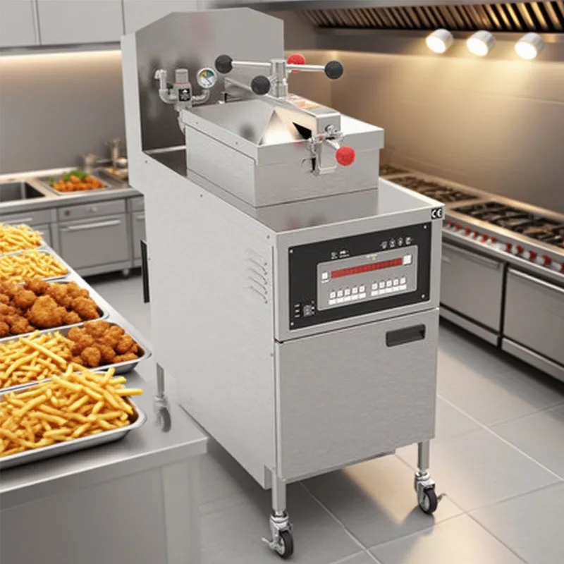 Smart Control Oil Filter Pressure Chicken Pressure Fryer Electric Pressure Fryer For Commercial Kitchens