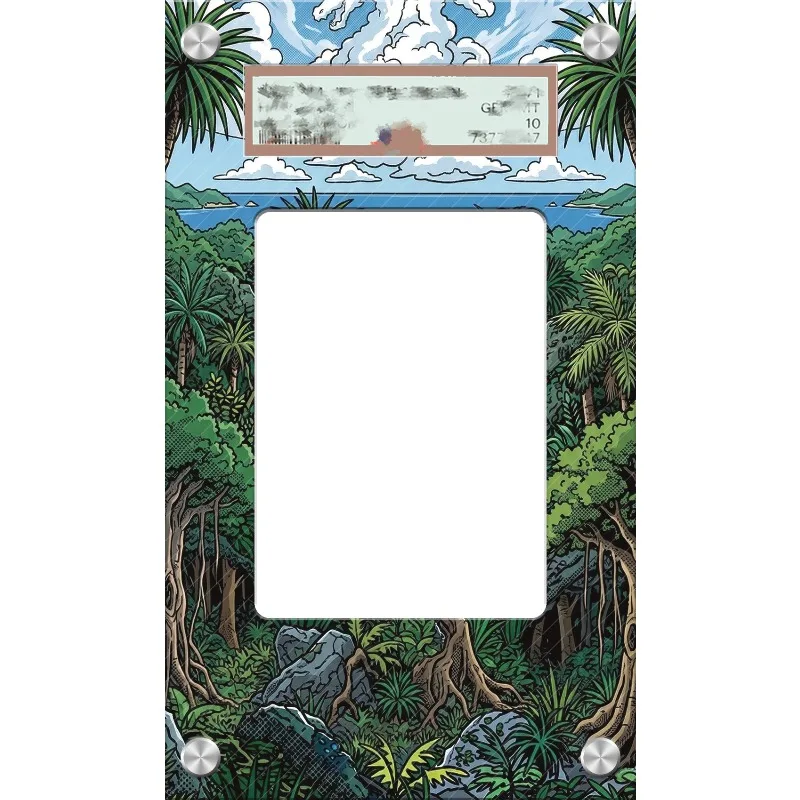 Art Display for Pokemon Exeggutor Card PTCG Keychain Anime Game Collectibles Anime Merchandise Acrylic Protective Case Toys Gift