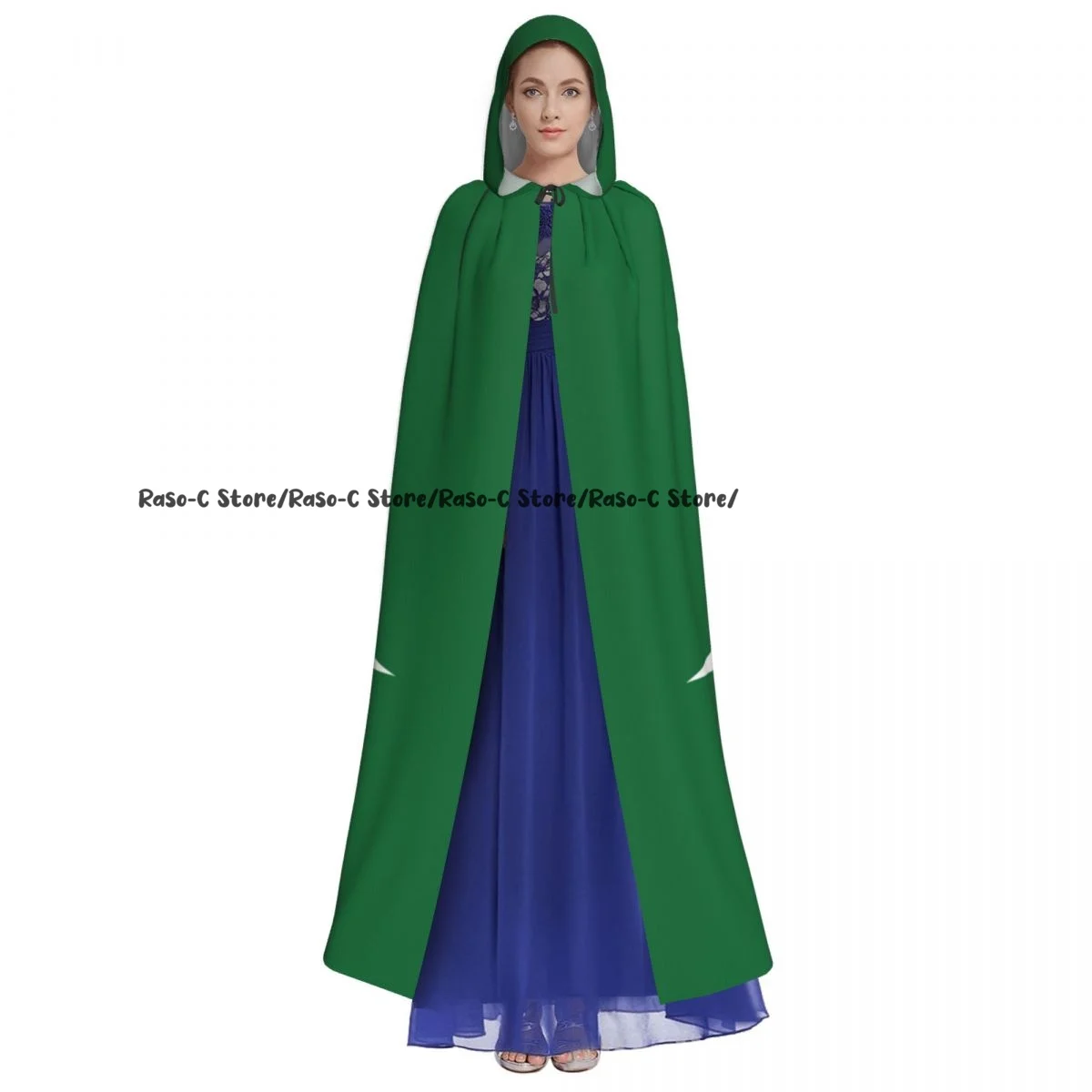 Unisex Adult Saudi Arabian Palm Tree And Sword Cloak with Hood Long Witch Costume Cosplay