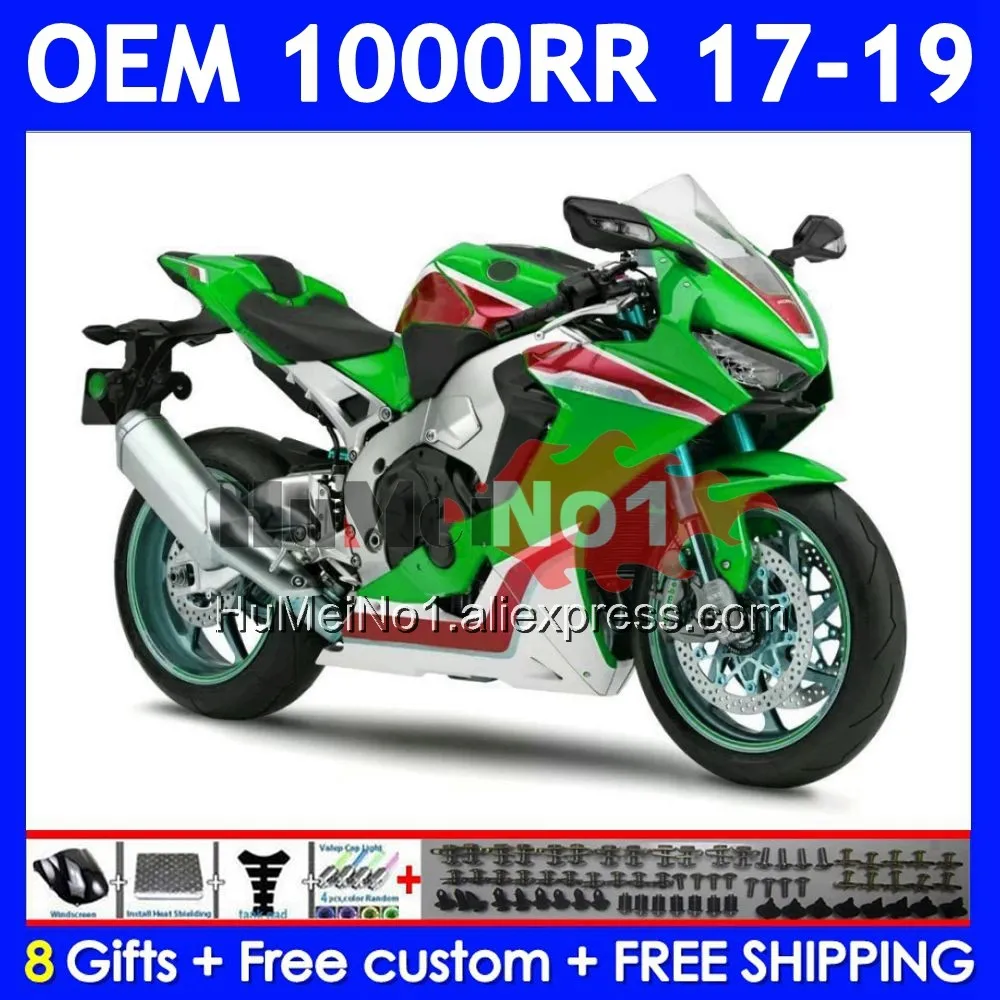 Injection Body For HONDA CBR1000 CBR 1000 RR CC CBR1000RR 17 Green red 18 19 63No.81 CBR 1000CC 1000RR 2017 2018 2019 Fairing