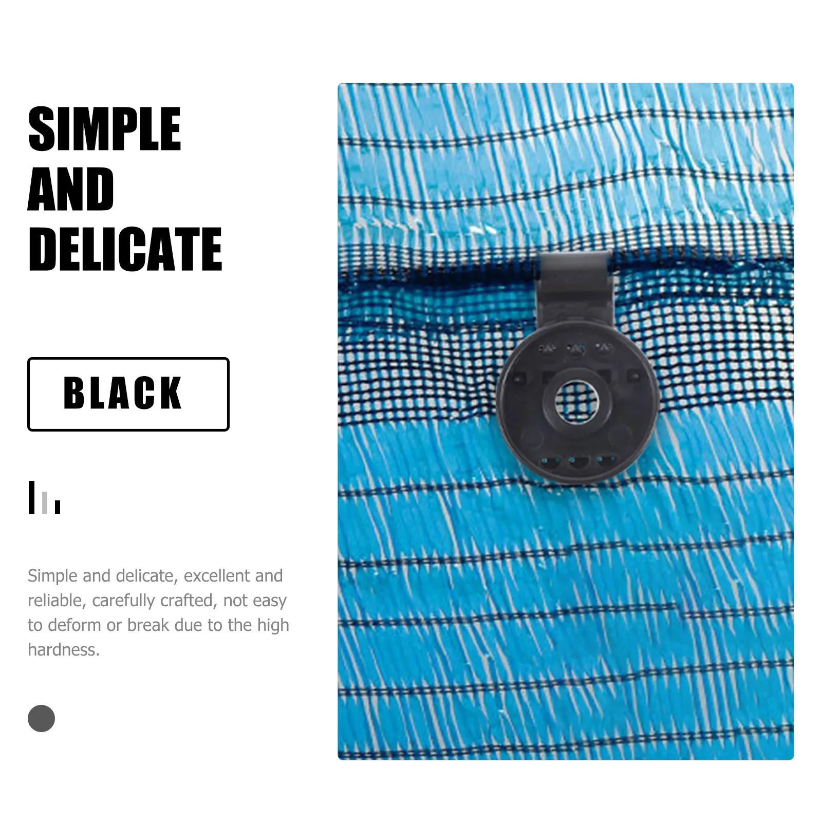 

100Pcs Fixed Clip for Shade Cloth Heavy Duty Lock Grip Uv Resistant Secure Fasten Sunscreen Net Curtain Garden Outdoor Use