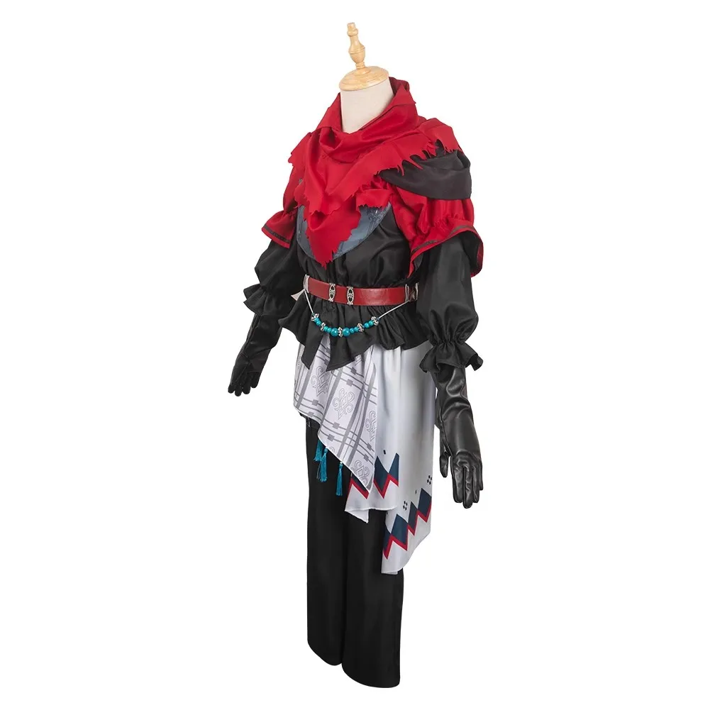 Anime Game Final Fantasy Joshua Rosfield Cosplay Costume Red Dress Coat Uniform Halloween Roleplay Outfits Suit