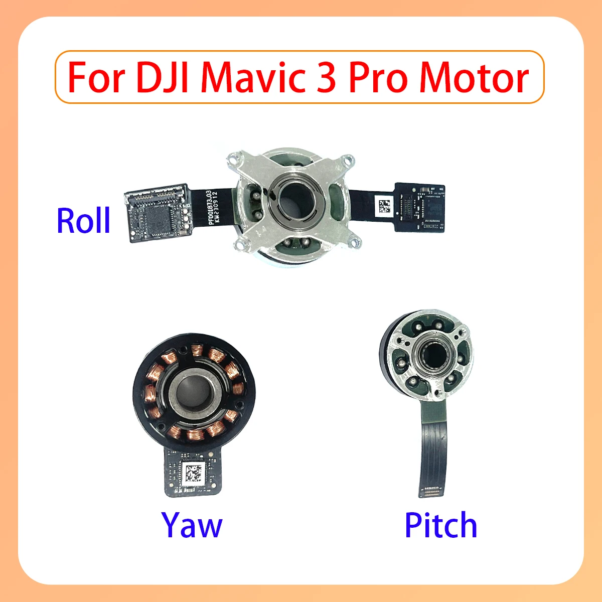 

Mavic 3pro gimbal yaw y/r/p motor suitable for DJI series drone maintenance spare parts