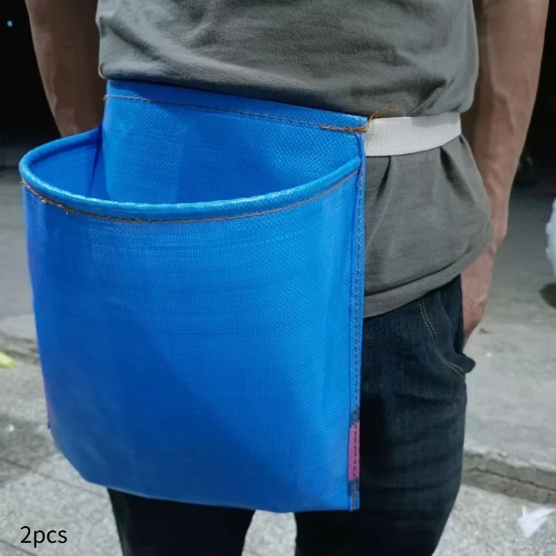 2pcs Durable Agricultural Picking Apron Portable Fruit Vegetable Picking Bag for Practical Farm Harvesting Use
